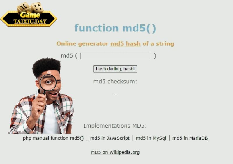 Kiểm tra mã MD5